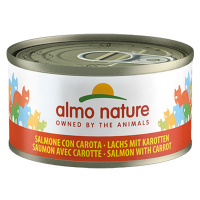 Almo Nature Cat Megapack s lososem a mrkví 6 × 70 g
