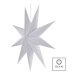EMOS Vánoční papírová hvězda LUMO 60 cm bílá