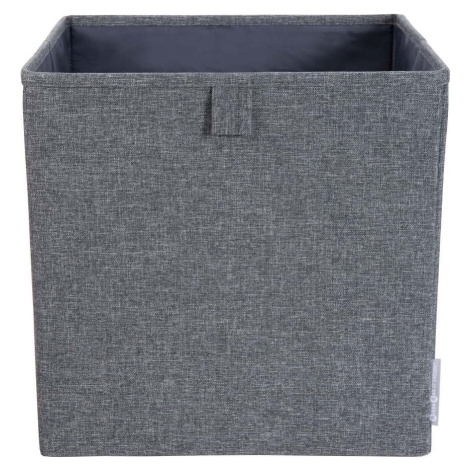 Šedý úložný box Bigso Box of Sweden Cube