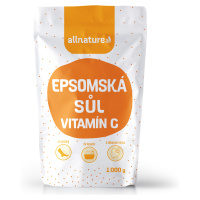 Allnature Epsomská sůl s vitamínem C 1000g