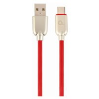 Kabel CABLEXPERT CC-USB2R-AMCM-2M-R USB 2.0 AM na Type-C kabel (AM/CM), 2m, pogumovaný, červený,