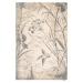 Krémový vlněný koberec 133x190 cm Botany – Agnella