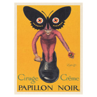 Obrazová reprodukce Papillon Noir (Vintage Butterfly) - Leonetto Cappiello, (30 x 40 cm)