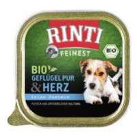 Rinti Dog Bio vanička drůbeží srdíčka 150g