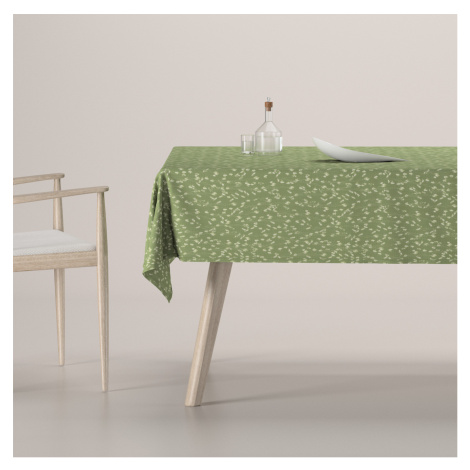 Dekoria Ubrus obdélníkový, zelená, Gardenia, 144-90