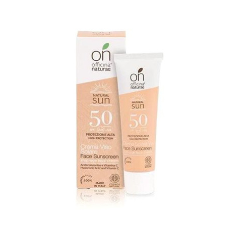 OFFICINA NATURAE Opalovací krém na obličej SPF 50 - zpevňující 30 ml