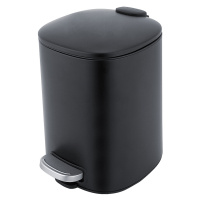 Nimco Odpadkový koš KOS9005 - 5 litrů, černý matný oválný čtverec (KOS9005-90), Soft Close zavír