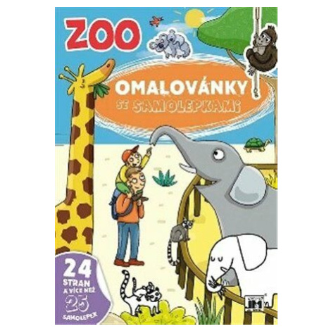 Omalovánky se samolepkami - Zoo - kolektiv autorů JM - Jiří Models