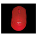 Logitech Wireless Mouse M330 Silent Plus, red