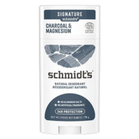 SCHMIDT'S Signature Aktivní uhlí + horčík Tuhý deodorant 58 ml