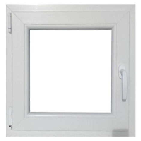 Okno levé 60x60cm bílá