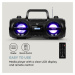 Auna Soundblaster, DAB, Boombox, Bluetooth, CD/MP3/USB/AUX, DAB+/UKW, LED, 50W max.