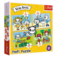 Trefl Puzzle 4v1 Kitty Cat Day