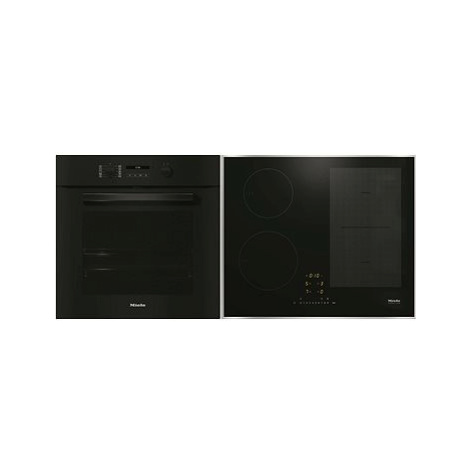 MIELE H 2861-1 BP Black 125 Edition + MIELE KM 7466 FR 125 Edition