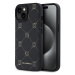 Pouzdro Karl Lagerfeld PU Karl Heads Pattern Magsafe zadní kryt Apple iPhone 15 Black