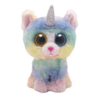 Meteor TY Beanie Boos HEATHER - kočka s rohem 15 cm