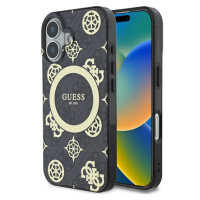 Guess IML 4G Peony MagSafe kryt pro iPhone 16 černý