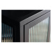 LuxD Designová vitrína Damaris 180 cm černá