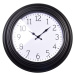 Mondex Nástěnné hodiny ZEDY 50,8 cm černé