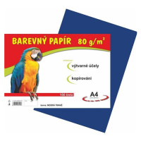 Barevný papír A4 80 g - 100 ks - tmavě modrý