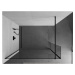 MEXEN/S Kioto Sprchová zástěna WALK-IN 160 x 40 cm, transparent, černá 800-160-212-70-00-040