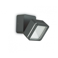 LED Venkovní nástěnné svítidlo Ideal Lux Omega Square AP1 antracite 172514 antracitové 4000K IP5