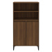 vidaXL Skříň highboard hnědý dub 60 x 36 x 110 cm kompozitní dřevo