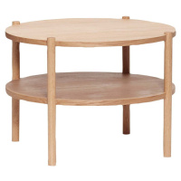 Kulatý konferenční stolek v dekoru dubu ø 60 cm Acorn – Hübsch