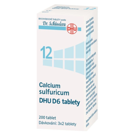 Schüsslerovy soli Calcium sulfuricum DHU D6 200 tablet Dr. Schüsslera