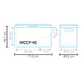 Mestic Kompresorová cestovní lednice Coolbox MCCP-45 AC/DC