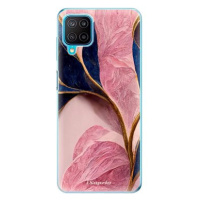 iSaprio Pink Blue Leaves pro Samsung Galaxy M12