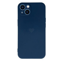 Vennus Valentýnské pouzdro Heart pro iPhone 14 - tmavě modré