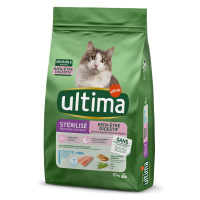 Ultima Cat Sterilized Sensible s pstruhem - Výhodné balení: 2 x 10 kg