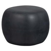 Antracitový kulatý konferenční stolek ø 50 cm Pebble – vtwonen