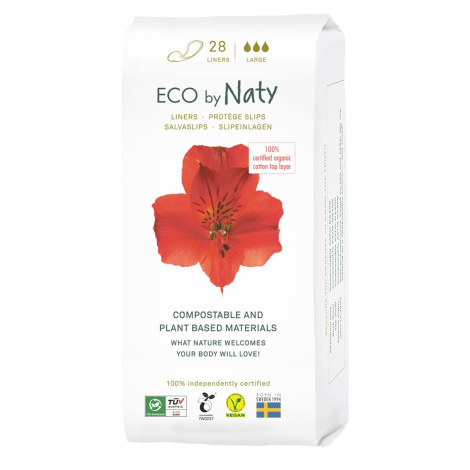 Eco Naty Dámské ECO slipové vložky Naty - super (28 ks) Eco by Naty