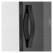 Gelco SIGMA SIMPLY BLACK obdélníkový sprchový kout 1100x800 mm, L/P varianta, rohový vstup, čiré