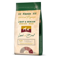 Fitmin dog medium maxi light senior lamb&beef 12 kg