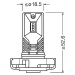 OSRAM LED PSX24W 8,2W 12V PG20-7 FS2 2604CW