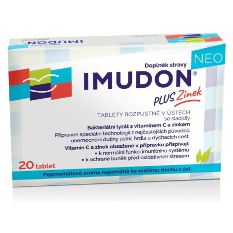 Imudon Neo + Zinek 20 tablet