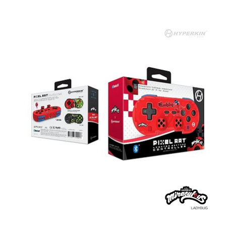 Hyperkin Pixel Art Miraculous Bluetooth Controller for Nintendo Switch/PC/Mac/Android (Ladybug)