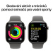 Apple Watch Series 10 Cellular 46mm Přírodní titan se skálově šedým sportovním řemínkem M/L