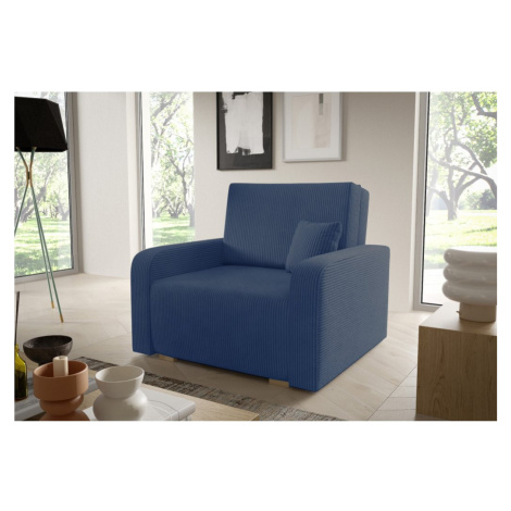 Eka Pohovka NESSIE I, 105 cm Barva látky: POSO 05 (Modrá)