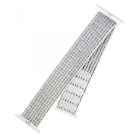 Nylonový řemínek FIXED Nylon Strap pro Apple Watch 40mm/ Watch 38mm, bílá