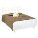 Kovová postel Amalfi kanape Rozměr: 160x200 cm, barva kovu: 9 bílá