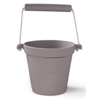 Bigjigs Toys Plážový kbelík tmavě šedý