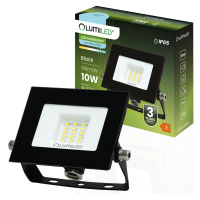 Reflektor LED ZUNA2 10W 900lm 6500K IP65 černá LUMILED