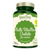 GreenFood Nutrition Multi VitaMin Chelát pro ženy 90 kapslí