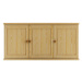 Dřevěná kuchyňská horní skříňka NGADI, šíře 120 cm, masiv borovice, moření: …