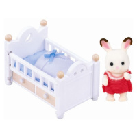 Sylvanian Families Králičí miminko v postýlce