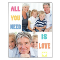 Fotopanel, All you need is love, 10x15 cm
